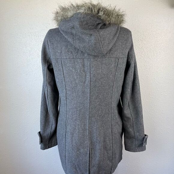 Old Navy Hooded Wool Blend Jacket Size S EUC - Picture 5 of 8
